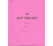 Sổ quỹ tiền mặt
