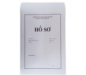 Bao hồ sơ trắng A4 đẹp 100gsm