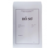 Bao hồ sơ trắng A4 đẹp 100gsm